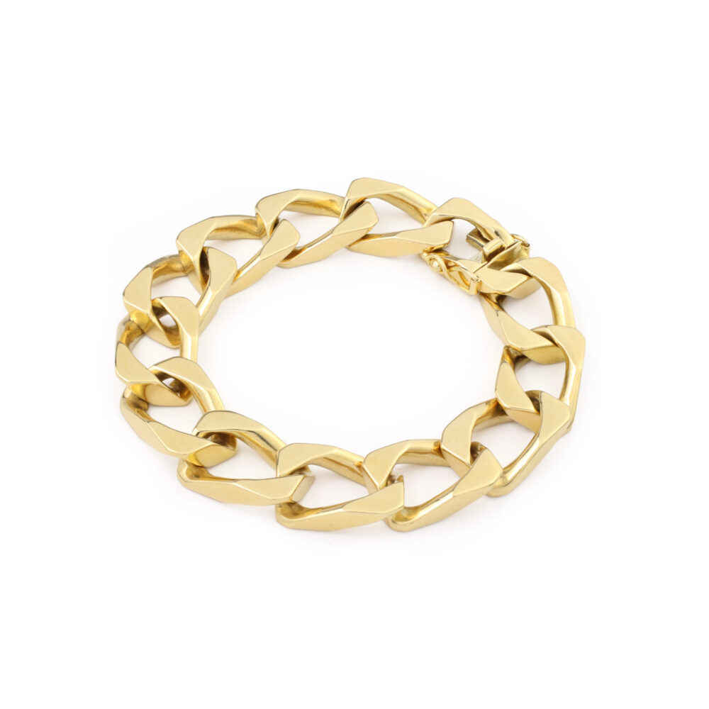 Van Cleef & Arpels Gold Curb Link Bracelet