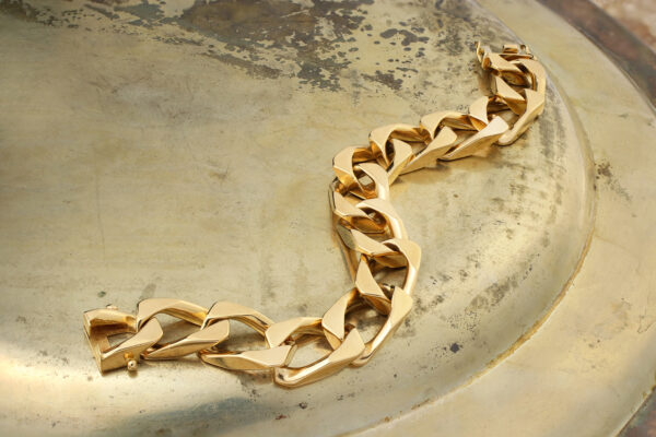 Van Cleef & Arpels Gold Curb Link Bracelet