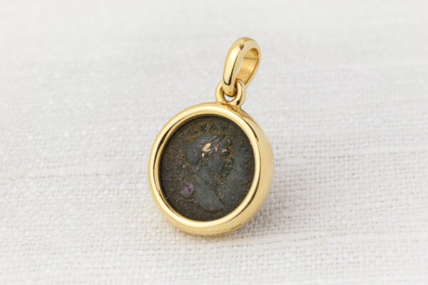 Bulgari ‘Monete’ Petite Ancient Coin and Gold Pendant