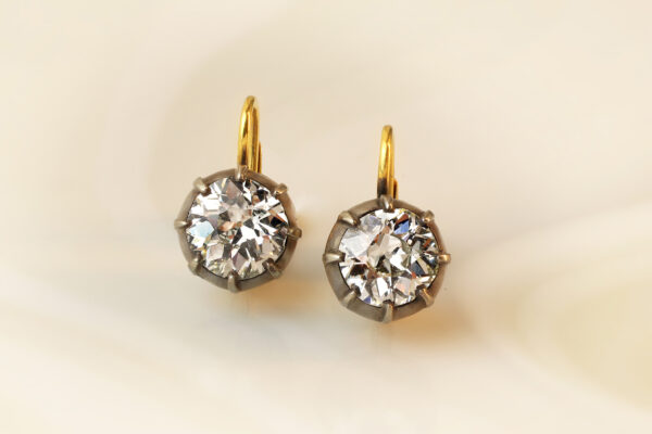 Diamonds on the Wire Earrings