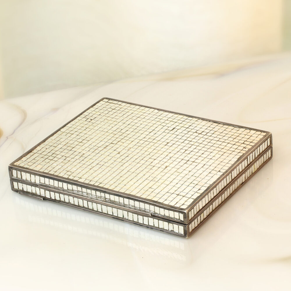 René Boivin 'Irradiant' Mirrored Silver Case