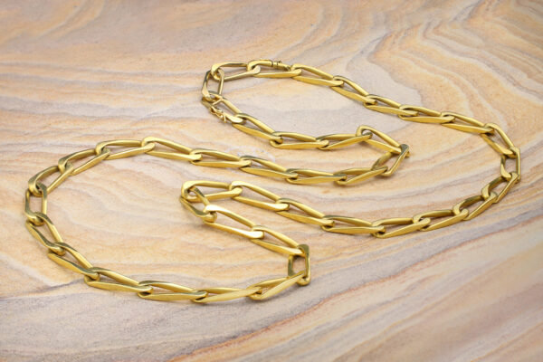 Cartier Gold Chain Long Necklace