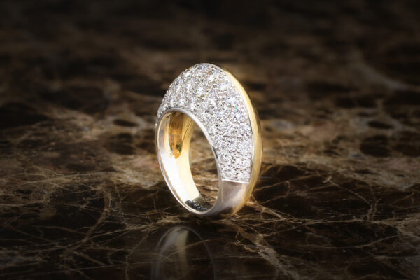 Van Cleef & Arpels Diamond And Bi-Colored Gold Ring