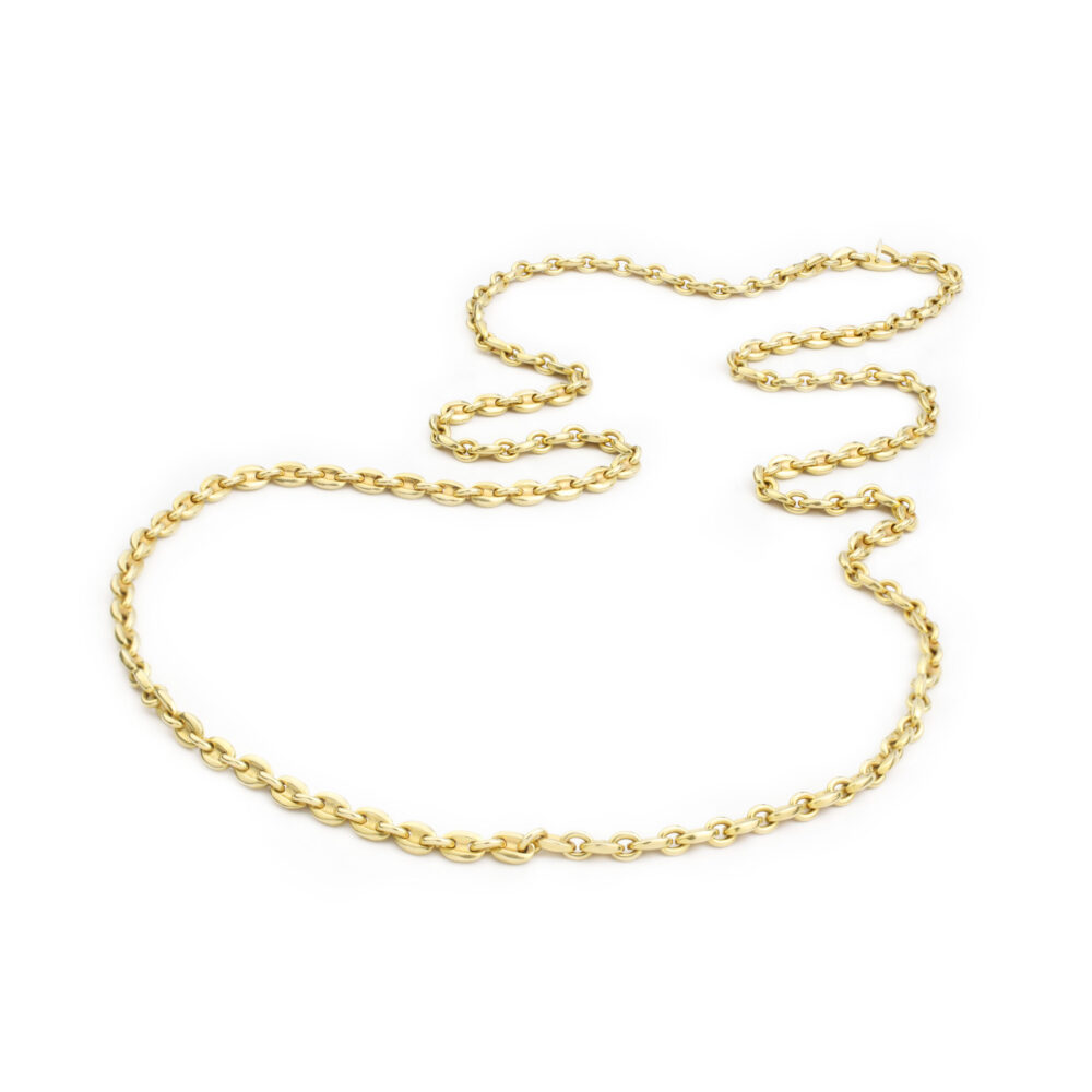 Cartier Gold Mariner Link Long Necklace