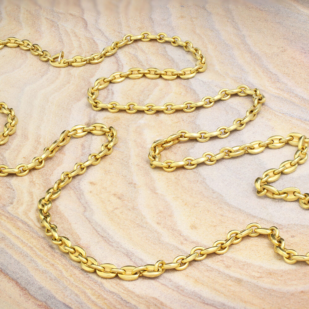 Cartier Gold Mariner Link Long Necklace