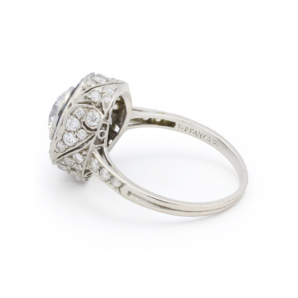 Tiffany & Co. Diamond and Sapphire Ring