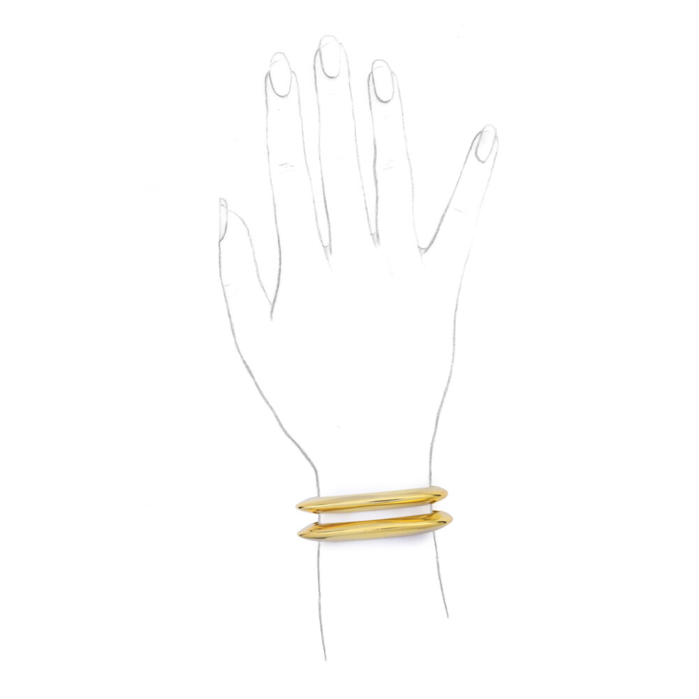 Tiffany & Co. Pair of Gold Bangle Bracelets