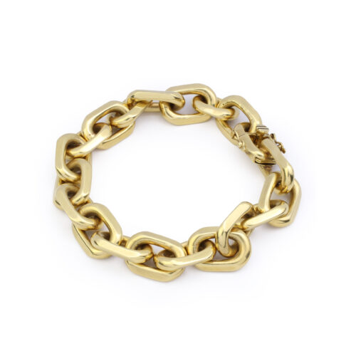 Cartier Santos Dumont Gold Link Bracelet