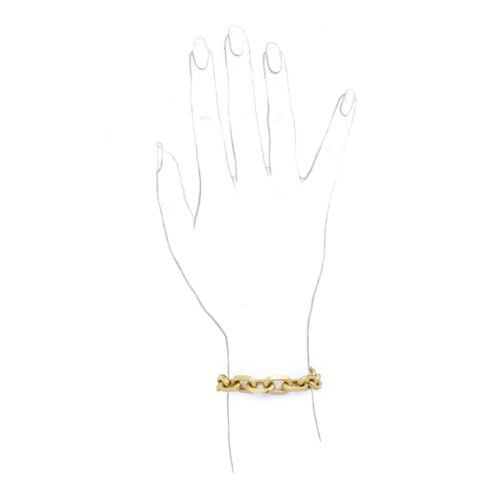 Cartier Santos Dumont Gold Link Bracelet