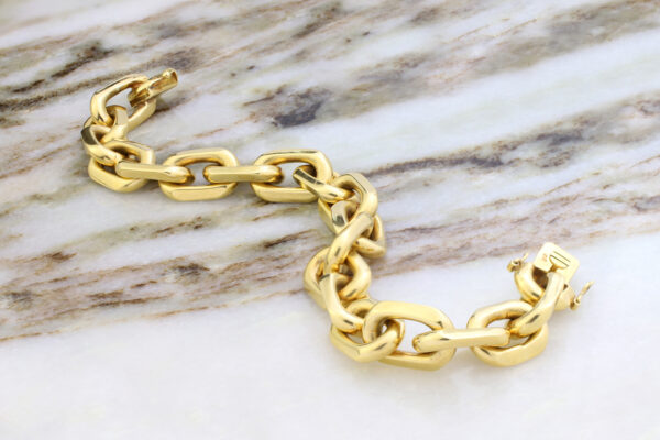 Cartier Santos Dumont Gold Link Bracelet