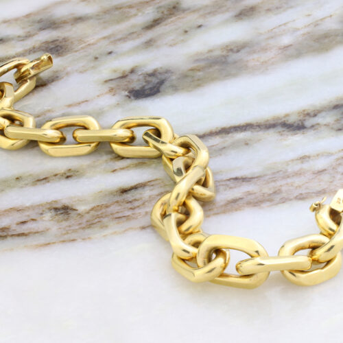 Cartier Santos Dumont Gold Link Bracelet
