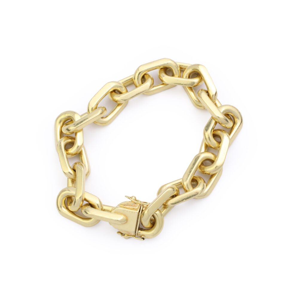 Cartier Santos Dumont Gold Link Bracelet