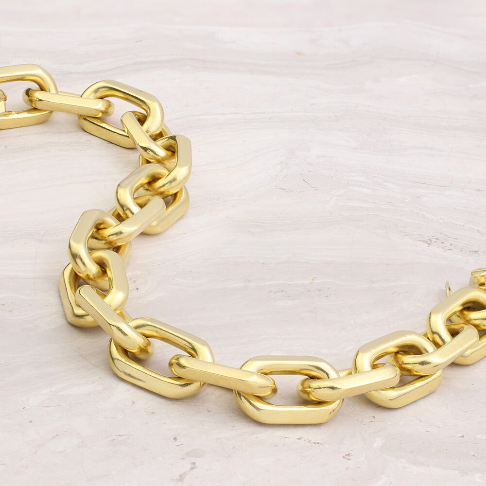 Cartier Santos Dumont Gold Link Bracelet