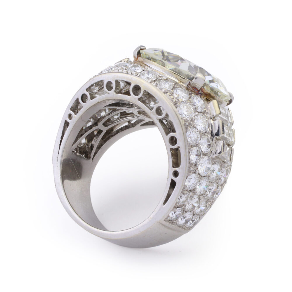 Important Bulgari 'Trombino' Round Diamond Ring