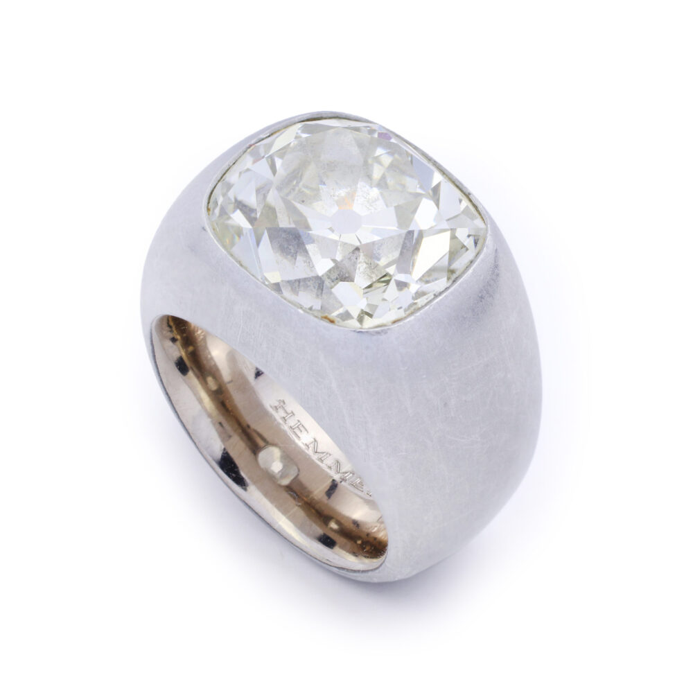 Hemmerle Diamond and Aluminum Ring