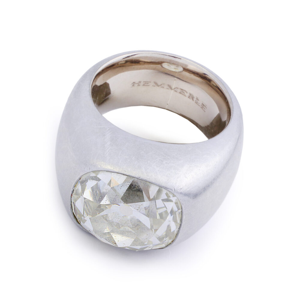 Hemmerle Diamond and Aluminum Ring