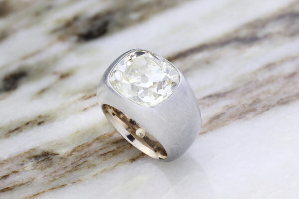 Hemmerle Diamond And Aluminum Ring» Price On Request «