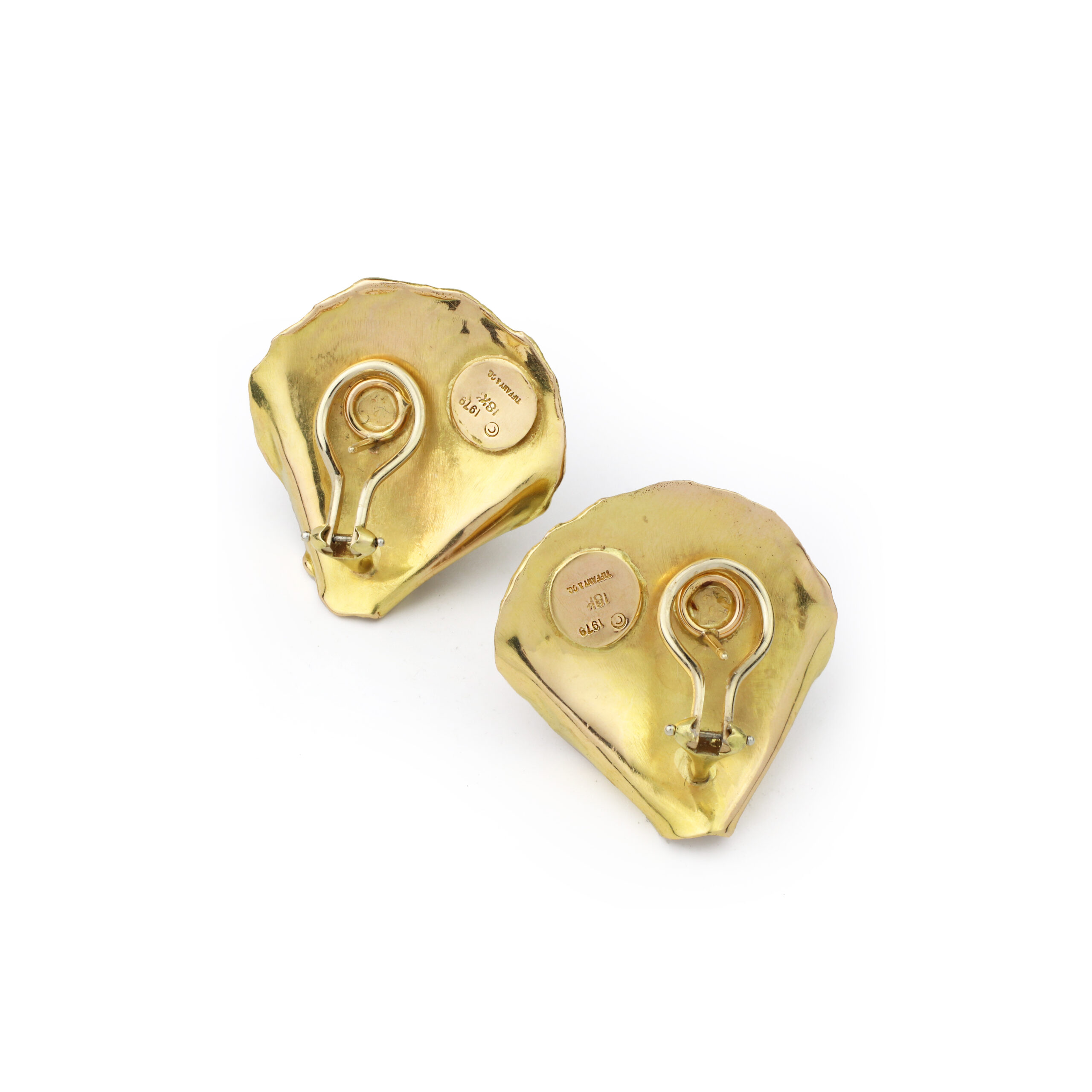 Tiffany & Co. Angela Cummings Rose Petal Gold Ear Clips