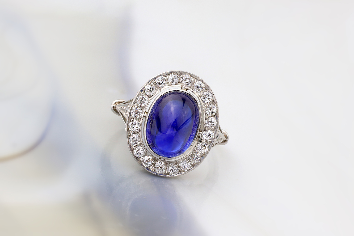 Sapphire and Diamond Ring