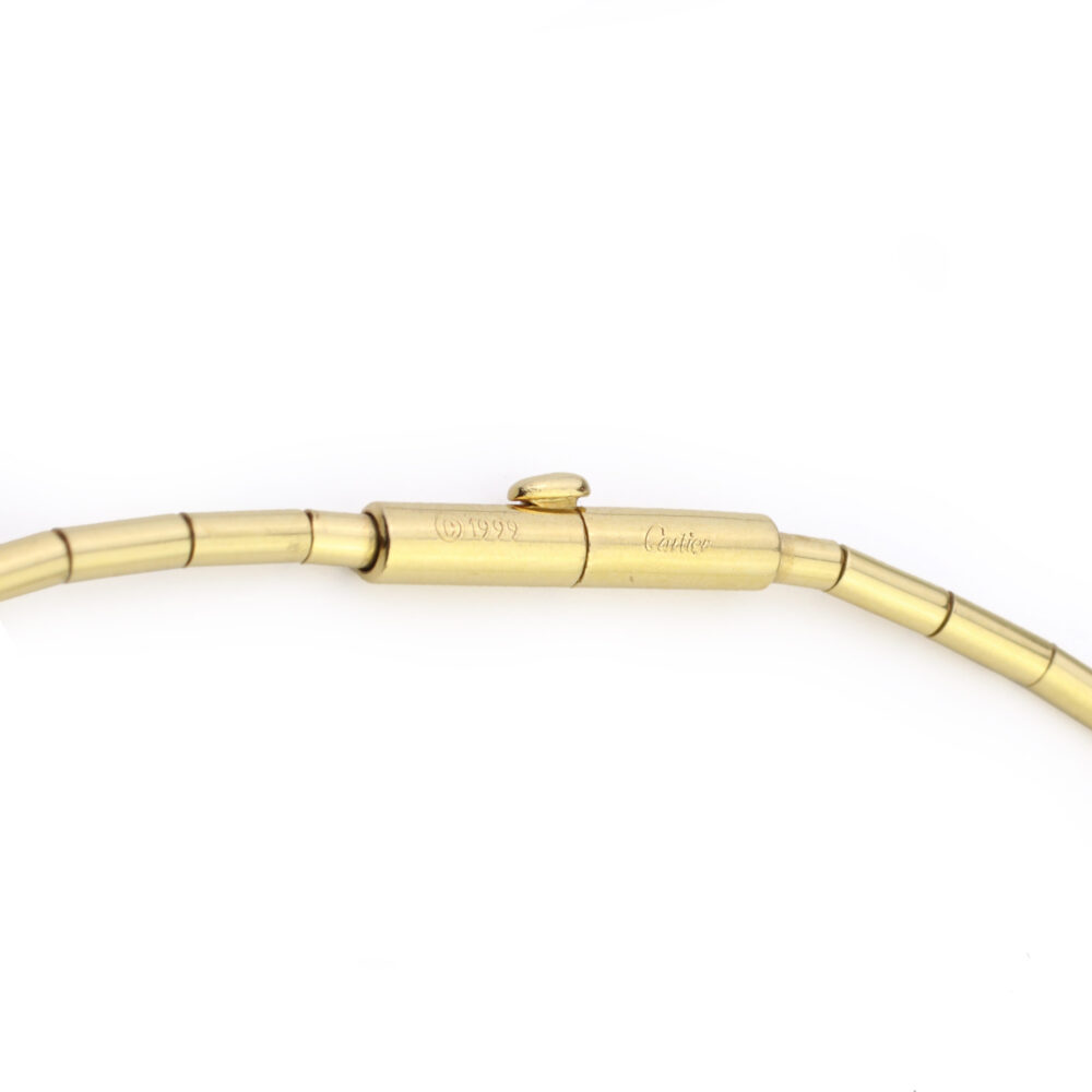 Cartier Gold Bead Choker Necklace