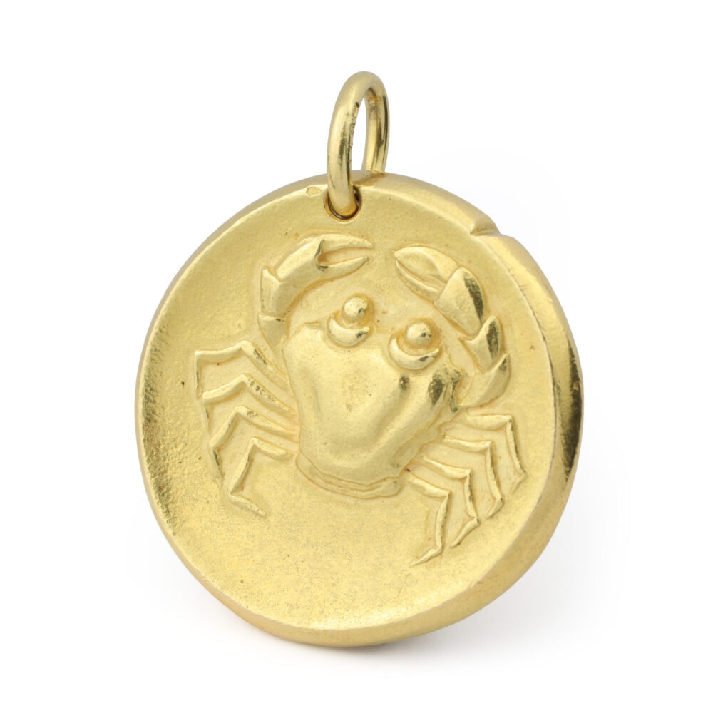 Van Cleef & Arpels George Cancer Zodiac Jumbo Pendant, circa 1970