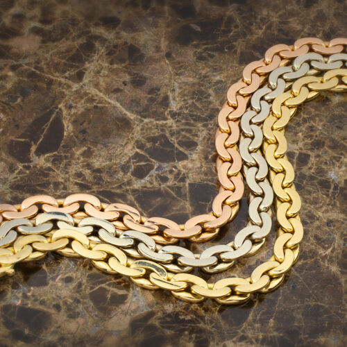 Cartier Tri Color Gold Bracelet