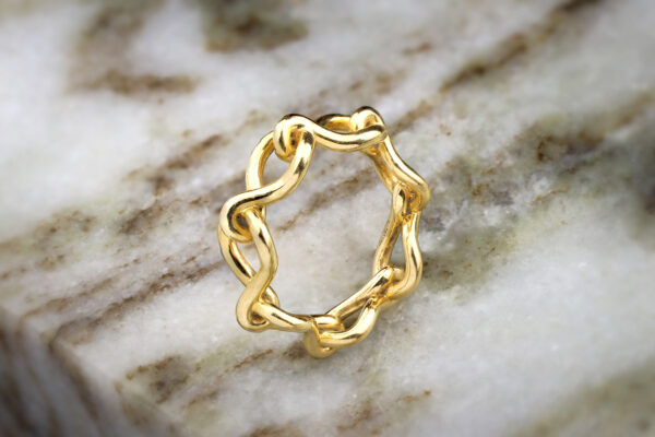 Cartier ‘Maillon Infini de Cartier’ Sculpted Gold Ring