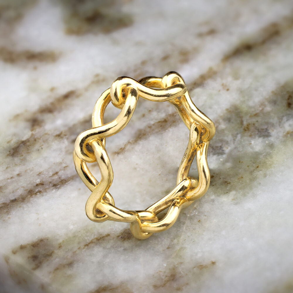 Cartier 'Maillon Infini de Cartier' Sculpted Gold Ring