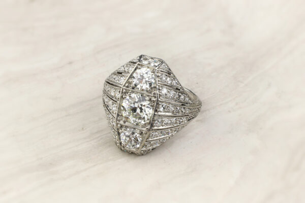 Art Deco Diamond And Platinum Ring