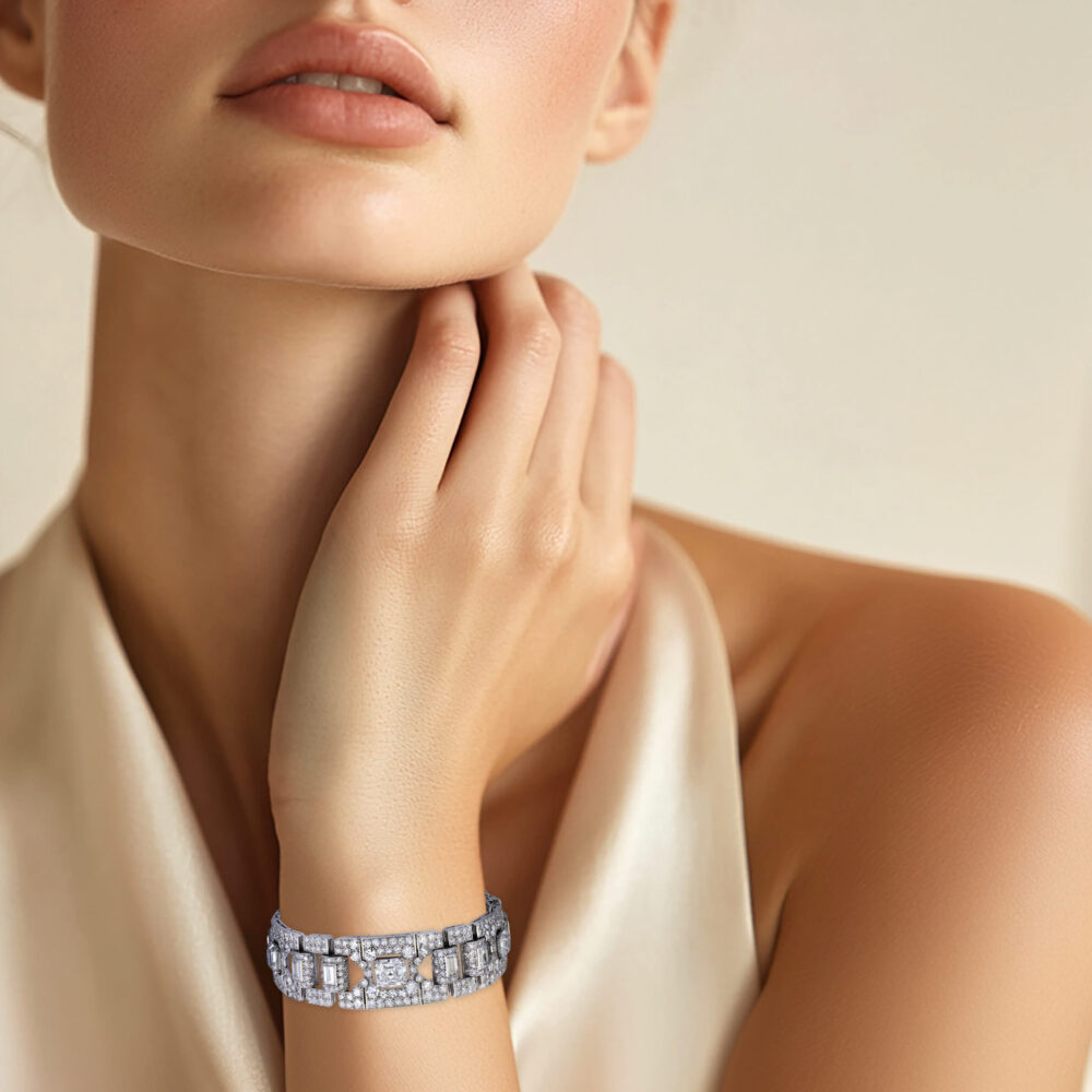Cartier Art Deco Diamond Bracelet