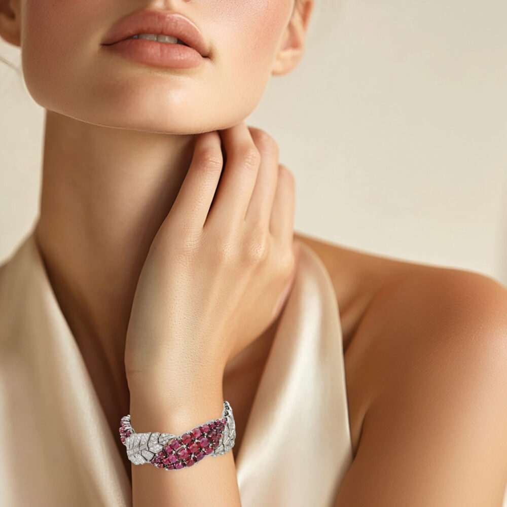 Ruby and Diamond Bracelet