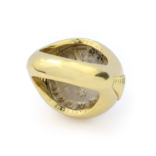 Bulgari ‘Monete’ Ancient Coin and Sculpted Gold Ring
