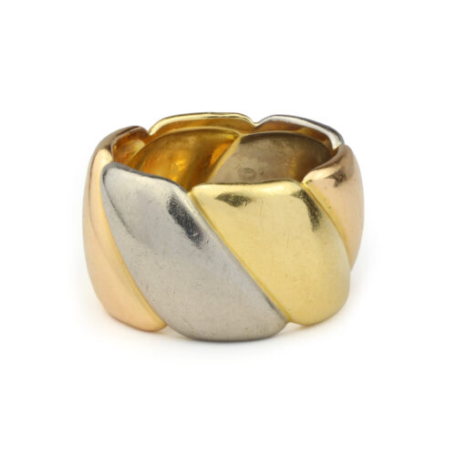 Cartier Tri-Colored Gold Band Ring