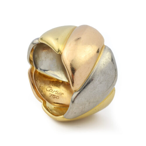 Cartier Tri-Colored Gold Band Ring