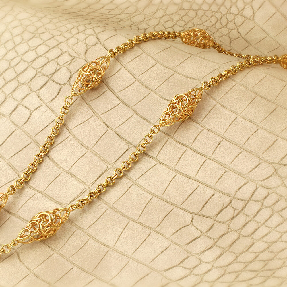 Cartier Mid-Century Gold Sautoir Necklace