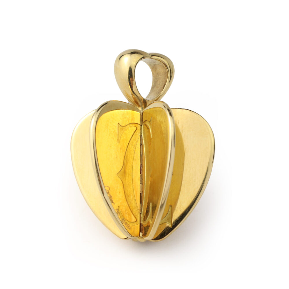 Cartier 'Double C' Apple Charm Gold Bracelet