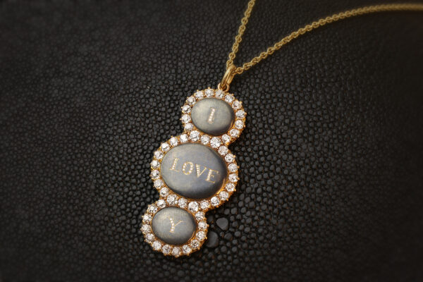 Diamond “I Love Y” Pendant Necklace