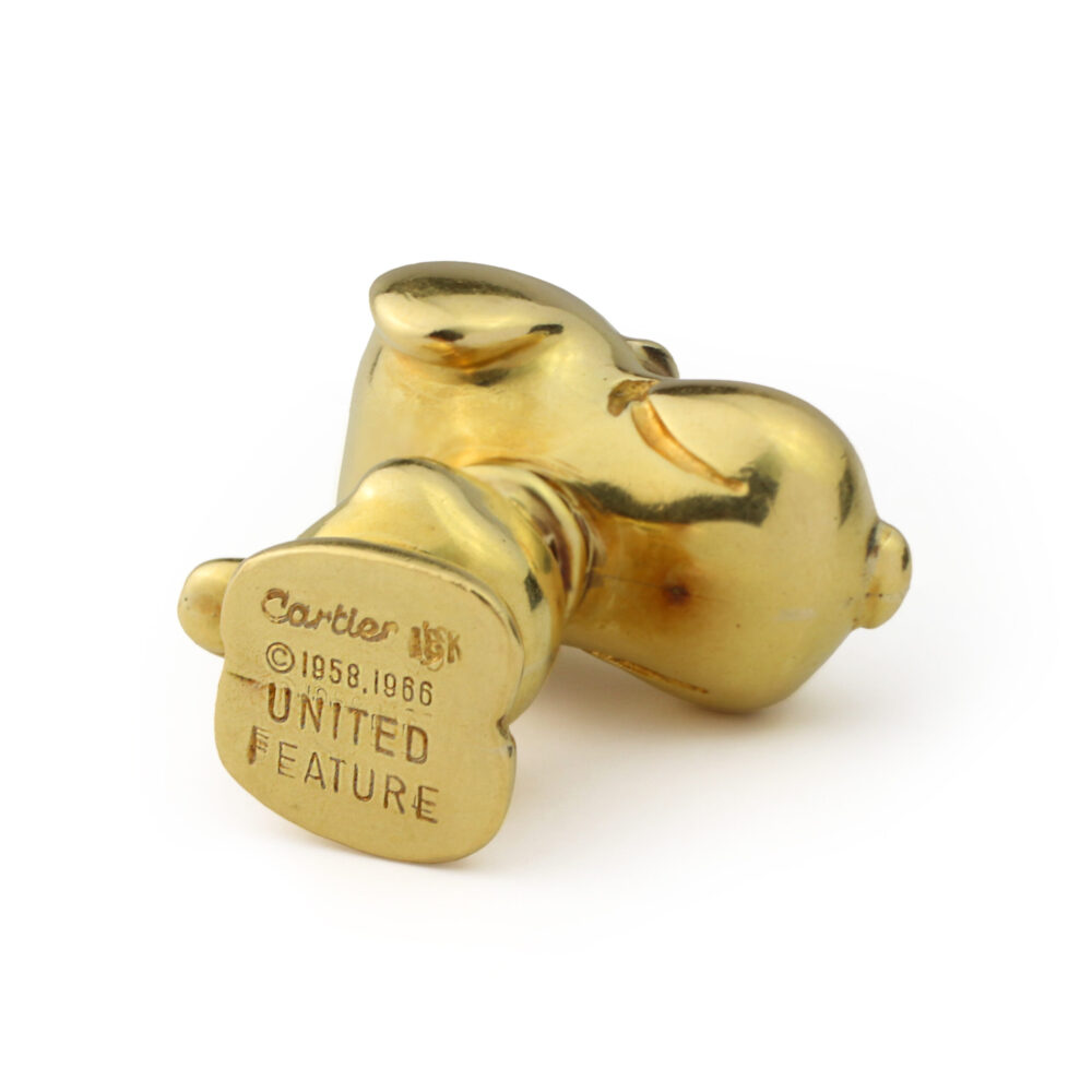 Cartier Snoopy Gold Pendant