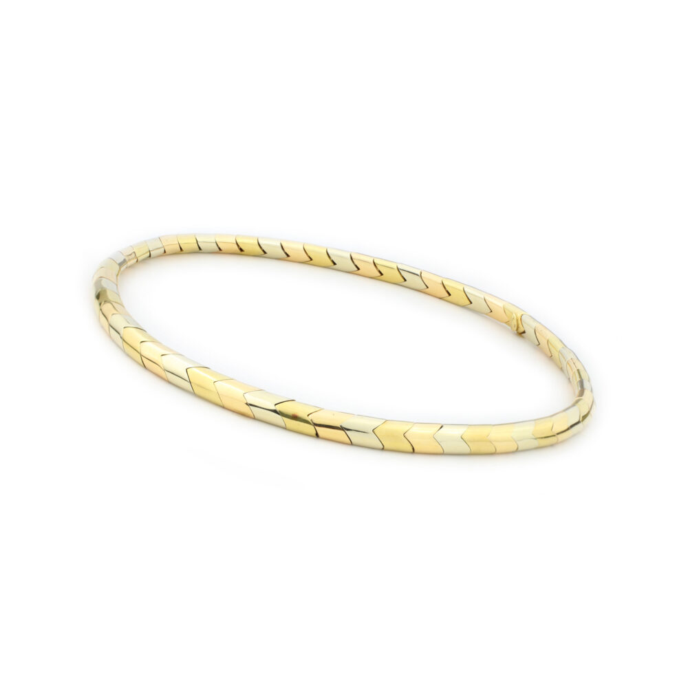 Cartier Tricolor Gold Collar Necklace