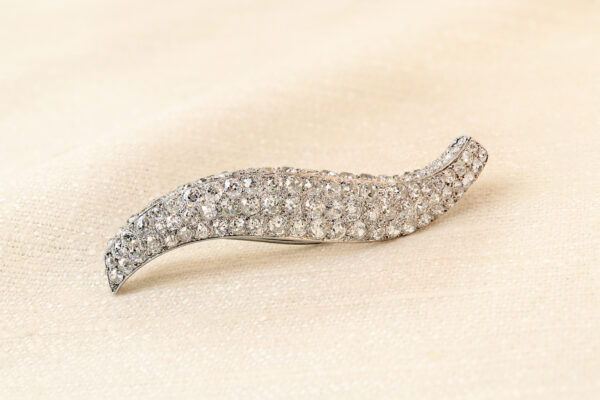 Van Cleef & Arpels ‘Flame’ Diamond Set Brooch