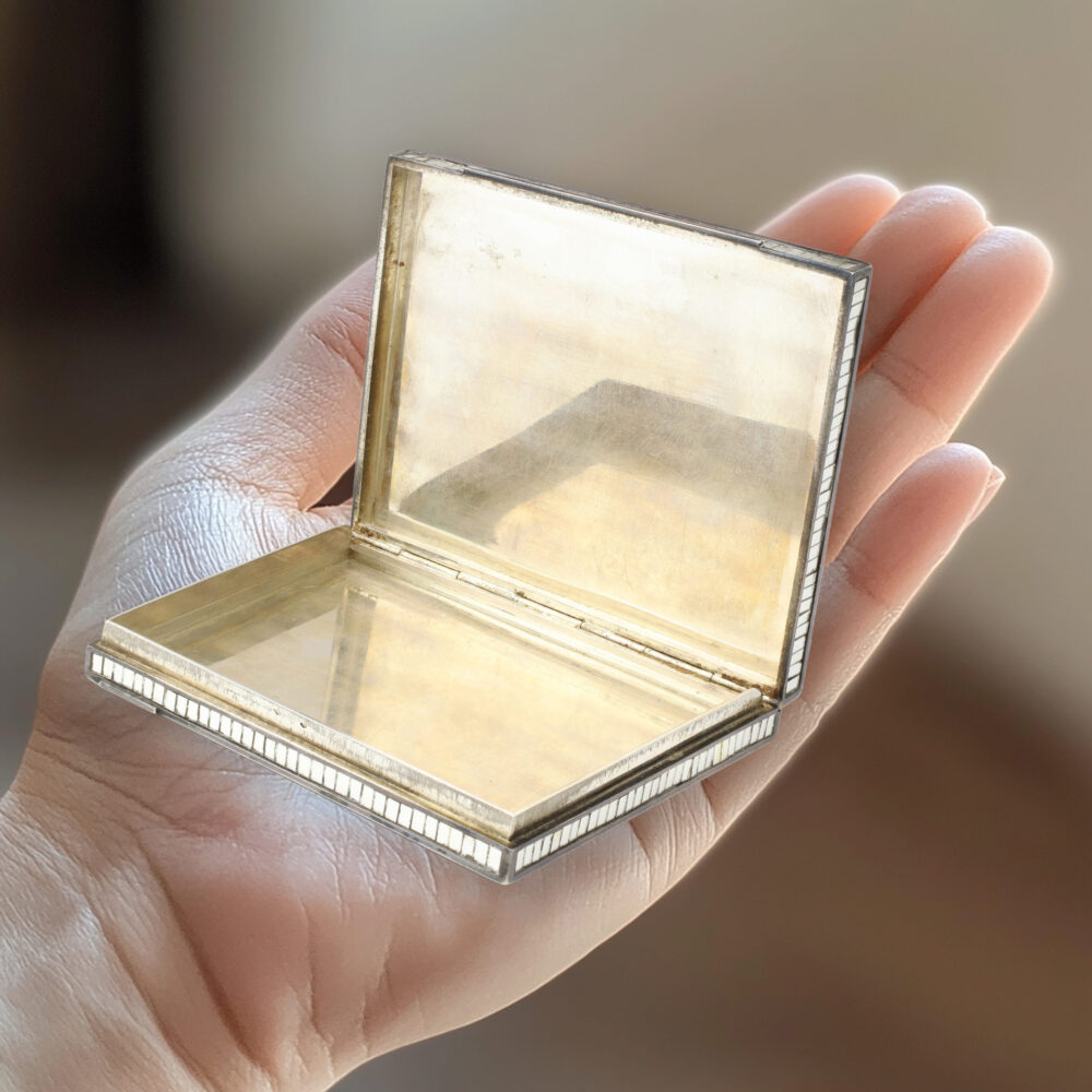 René Boivin 'Irradiant' Mirrored Silver Case