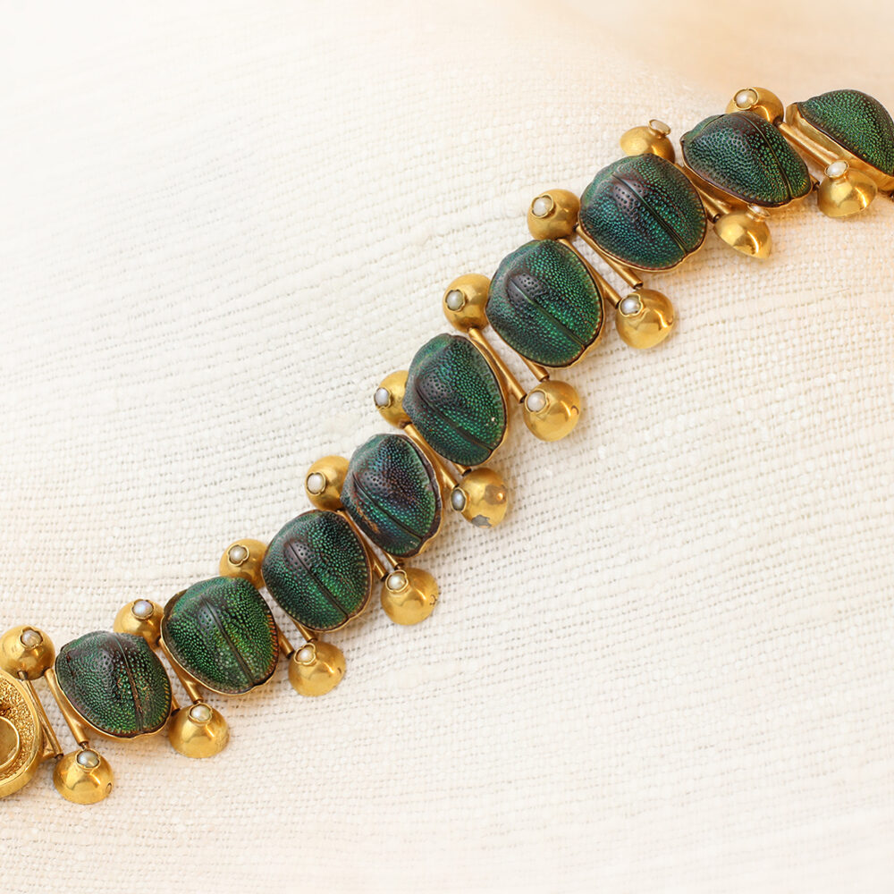 Victorian Beetle Bracelet