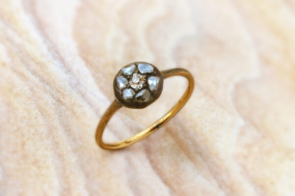Diamond Cluster Ring