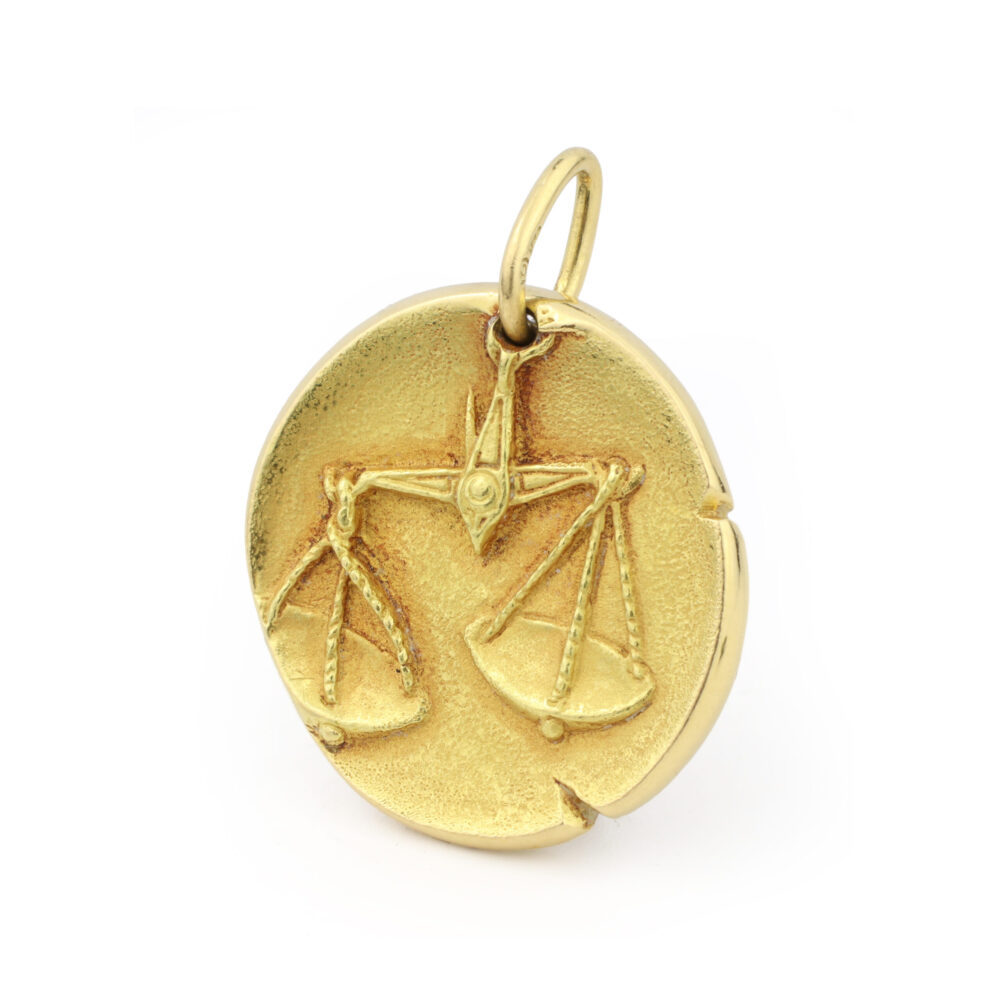 Van Cleef & Arpels Georges L’Enfant Libra Zodiac Pendant