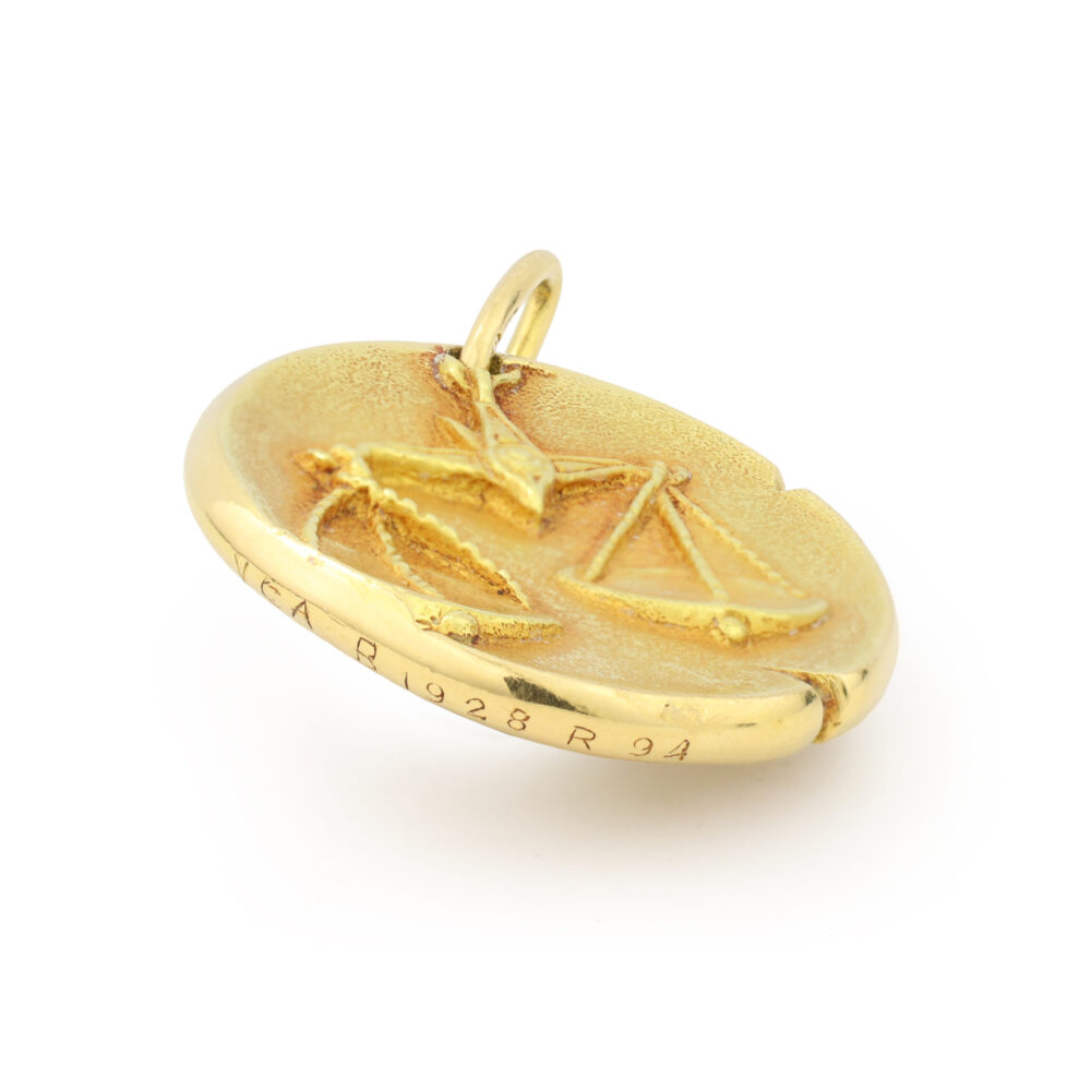 Van Cleef & Arpels Georges L’Enfant Libra Zodiac Pendant