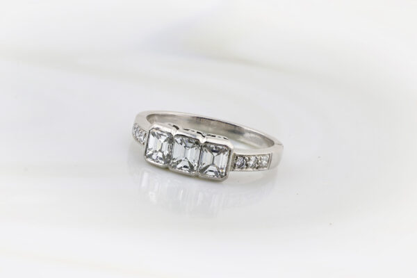 Three-stone Diamond Ring