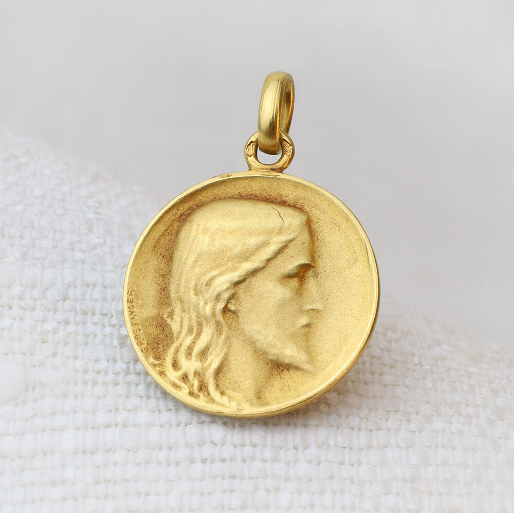 Cartier Mid Century Religious Gold Pendant