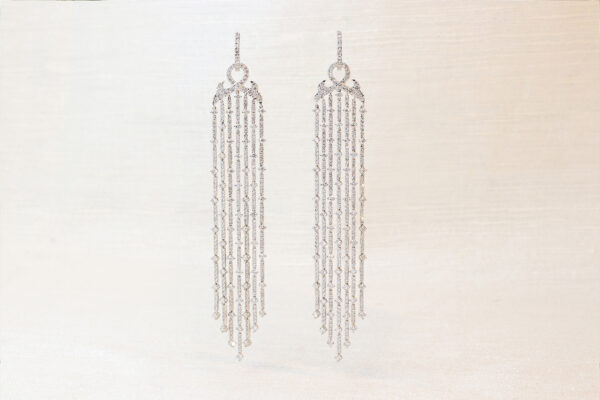 Diamond Chandelier Ear Pendants