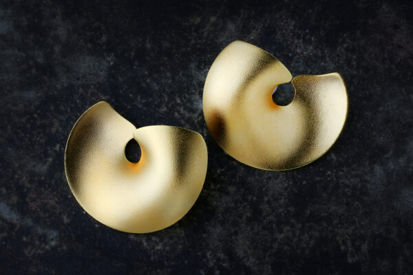 JAR ‘Valerie’ Gold Colored Aluminum Ear Clips