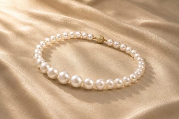 South Sea Pearl and Diamond Necklace